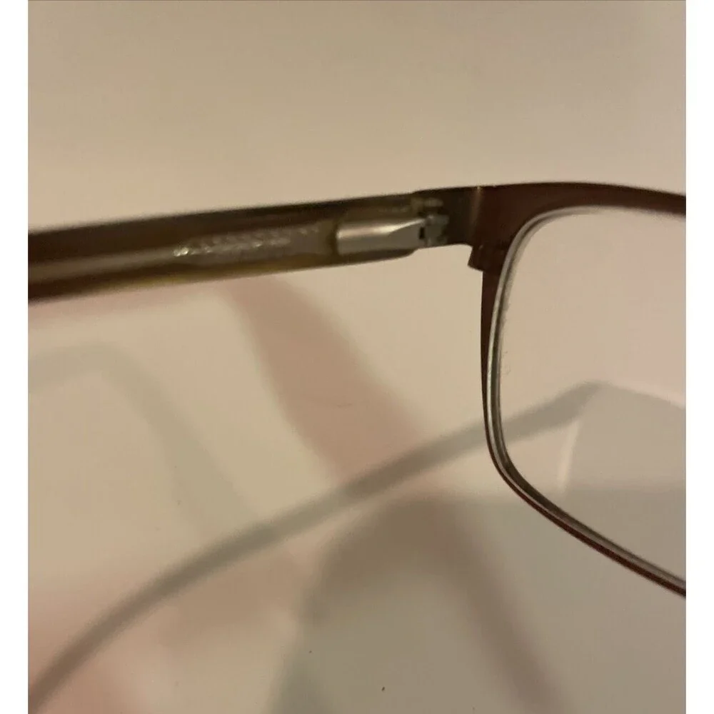 Oleg Cassini Eyeglasses OCO356‎ 273 53-15-140 Brown With Red Frames Only
